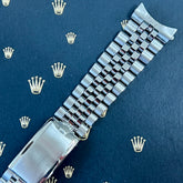 Rolex Datejust 1963 20mm Jubilee Bracelet Steel Crown Ref 1601 "55" end links